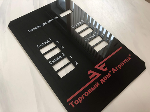 Изготовление лицевой панели