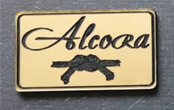 Табличка из двухслойного пластика Rowmark