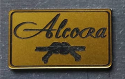 Табличка из двухслойного пластика Zenomark