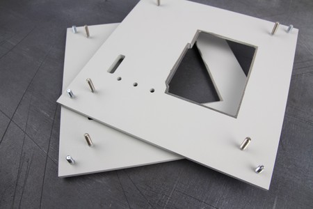 Запрессовка метизов (фото сделано после порошковой покраски)-0