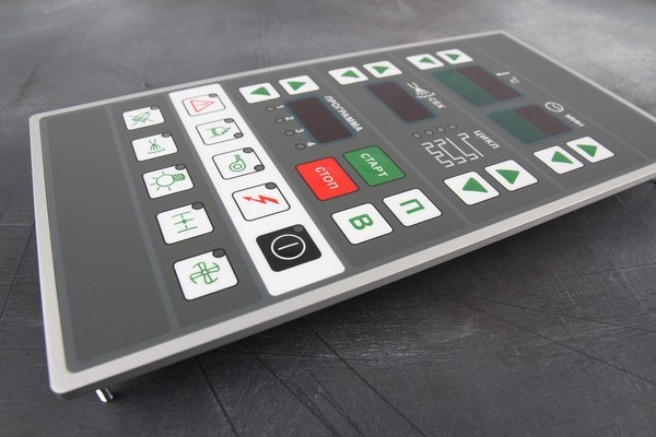 Изготовление пленочной клавиатуры на основании из анодированного алюминия №29949