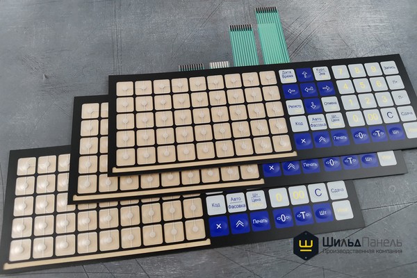 Изготовление пленочной клавиатуры с карманом для сменной информации