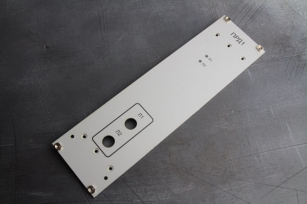 Лицевая панель из алюминия с креплением “Евромеханика”