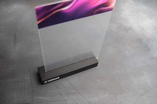 Подставка из алюминия для ценника из пластика ПЭТ