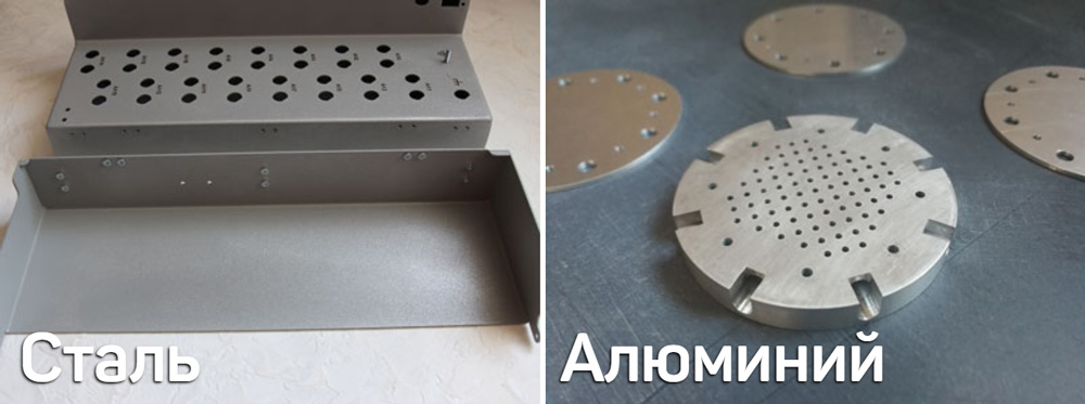 Используемые материалы при производстве корпусов