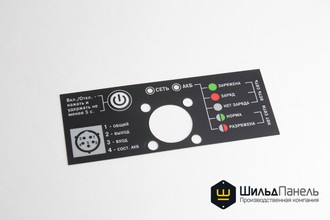 Лицевые декоративные пленочные панели для приборов: (лавсан, поликарбонат, ПВХ и полипропилен) 1