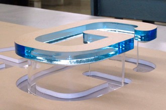 Фотографии работ по фрезеровке оргстекла и акрила 0