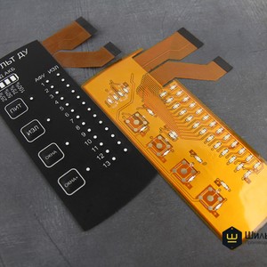 Клавиатура на плате из полиимида с 35-ю индикационными светодиодами