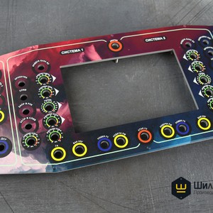 Лицевая приборная панель с УФ-печатью