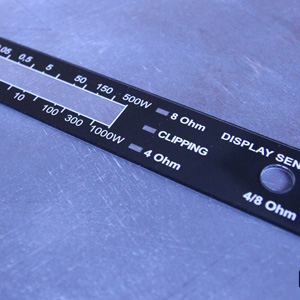 Панель для прибора со шкалой