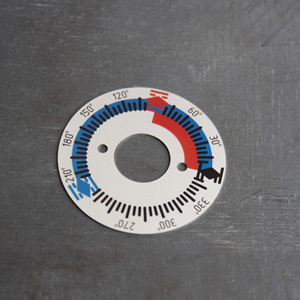 Шкала из анодированного алюминия