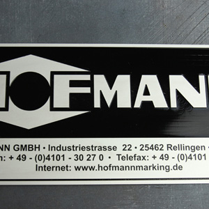 Шильд с заливкой эмали