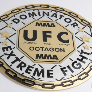 Наградная табличка для чемпионата UFC среди детей