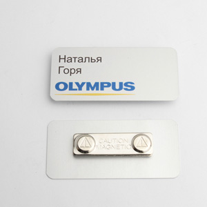 Бейдж из алюминия